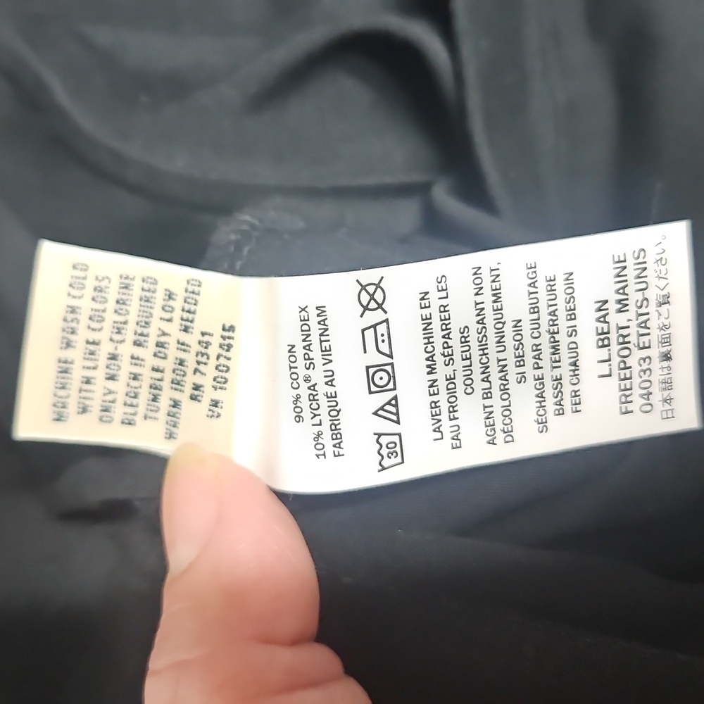 L.L. Bean Black Leggings - Picture 6 of 6